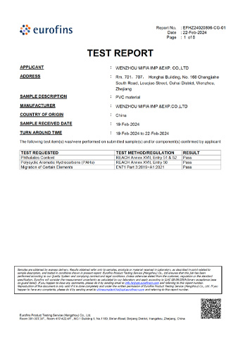 PVC phthalate free