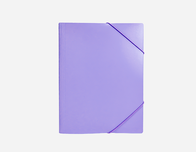 Bi-color Elastic Folder Plastic File | B-MFO-031