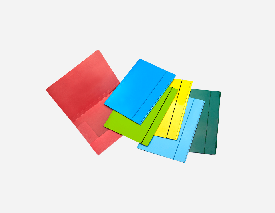 Paper Laminated Paper Elastic Folders MFO-011