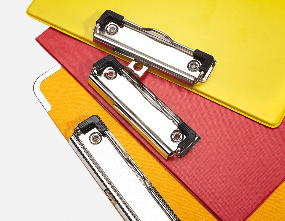 Textured PP Clipboard Folders | Single-Sided | Multiple Color Options | MFO-092