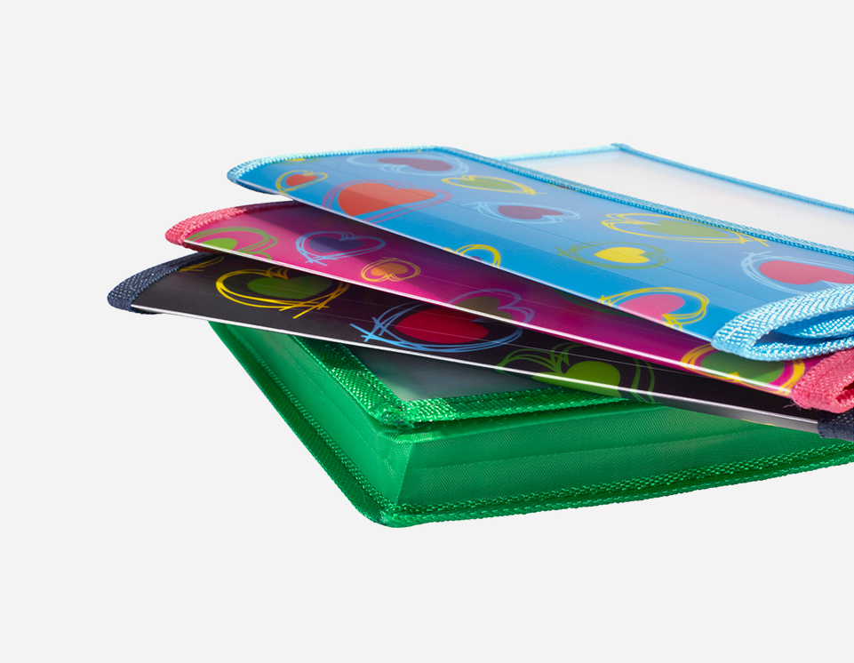 Expandable PP Document Bags | Printed Design | Dual Compartments | MFO-126