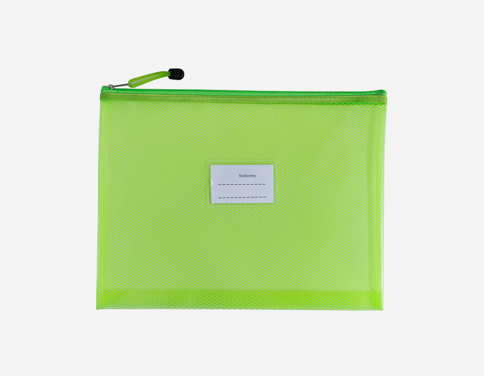 Colored EVA Mesh Bag with Name Card Holder | MFO-8147