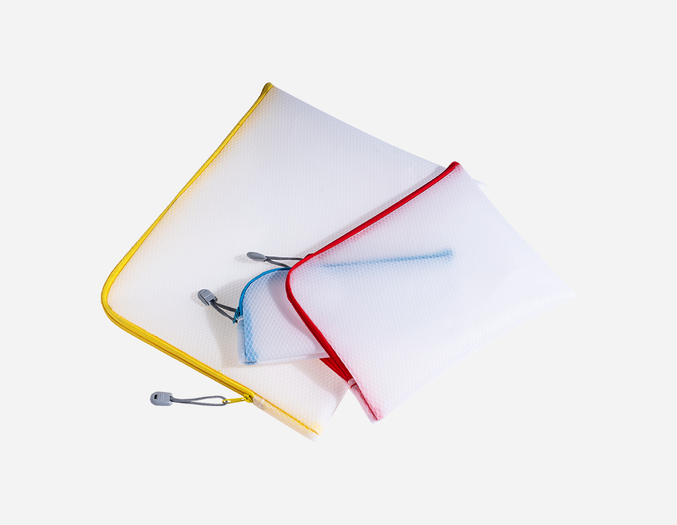 EVA Round Mesh Bag with Colored Zipper | MFO-8154