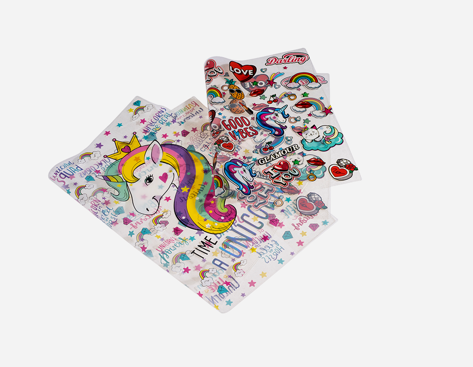 Transparent PVC Book Cover with Printing | MFB-019PR 