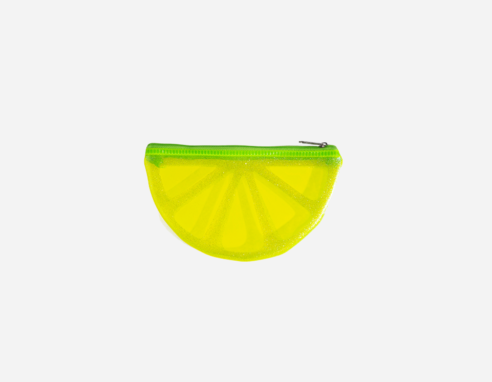PVC Watermelon Shape Zipper Pencil Case with Glitter | MFO-8006