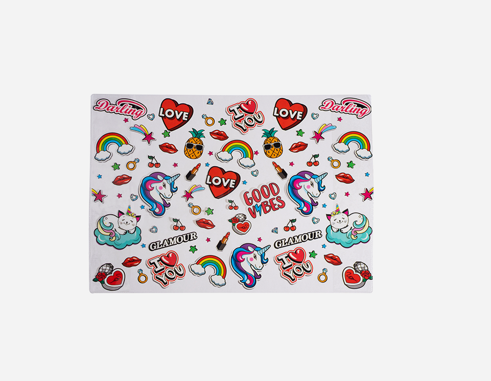 Transparent PVC Book Cover with Printing | MFB-019PR 