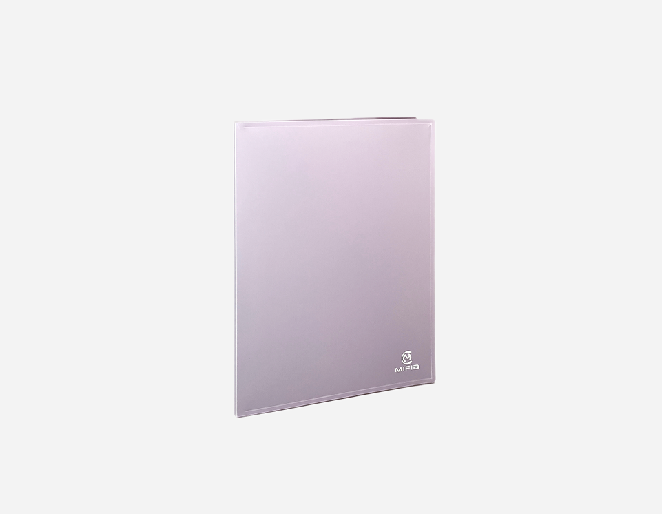 Soft Touch Cover Plastic Display Book | MO-MFO-009