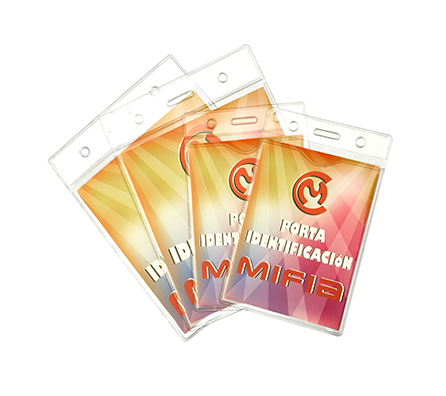 Transparent PVC Card Holder with Holes MFO-8070