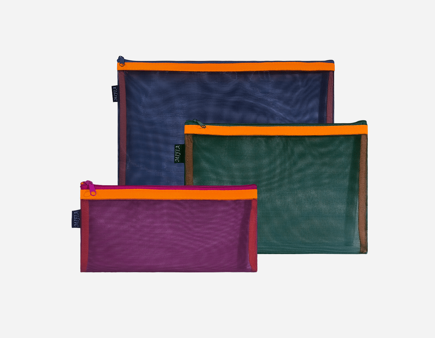 Vibrant Stripe Nylon Mesh Bags MFO-8270
