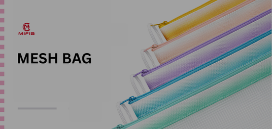 Mesh Storage Bags for Art Supplies, Documents, and Learning Tools