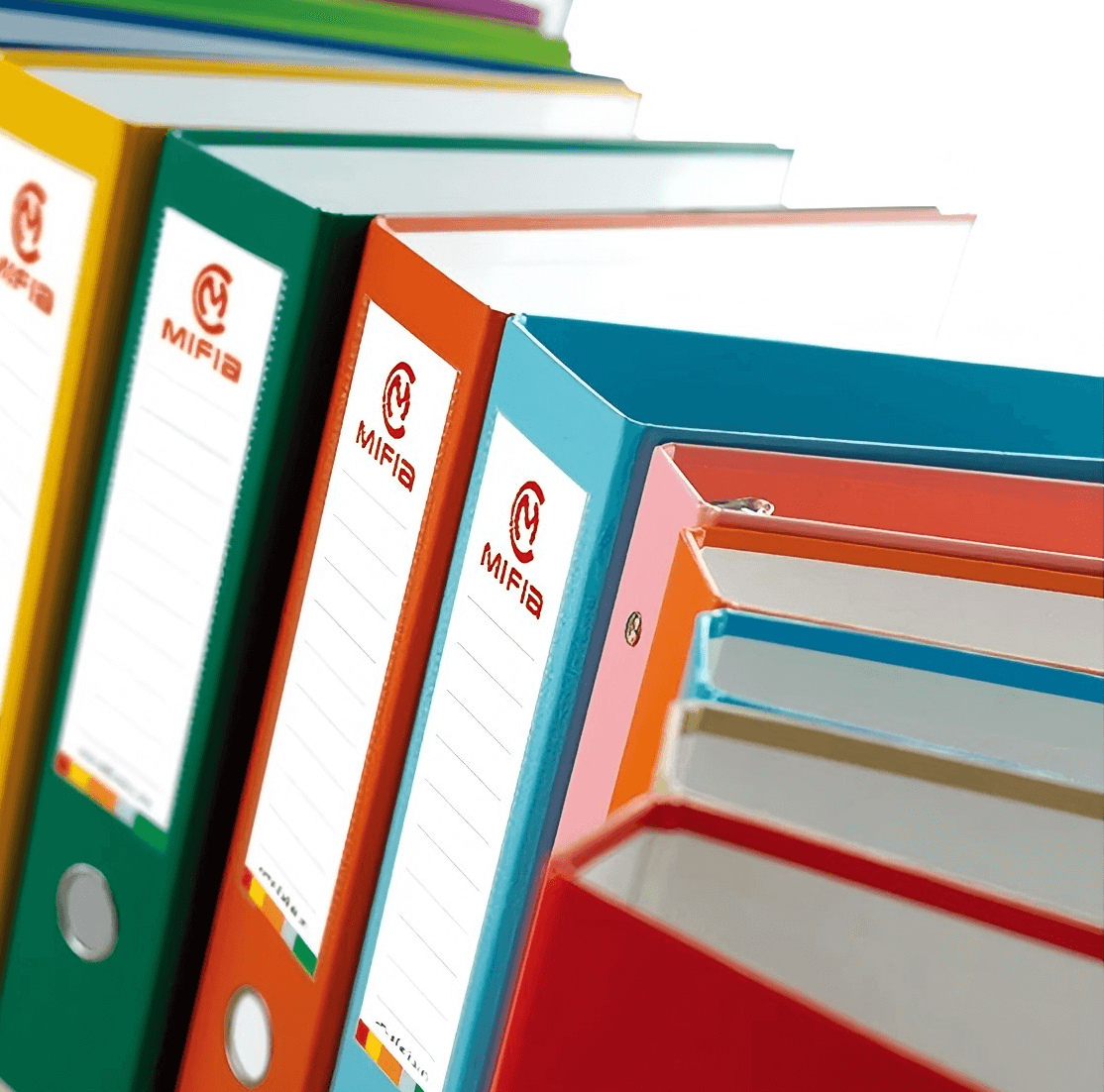 Colored Paper Lever Arch File-MFO-012P  -