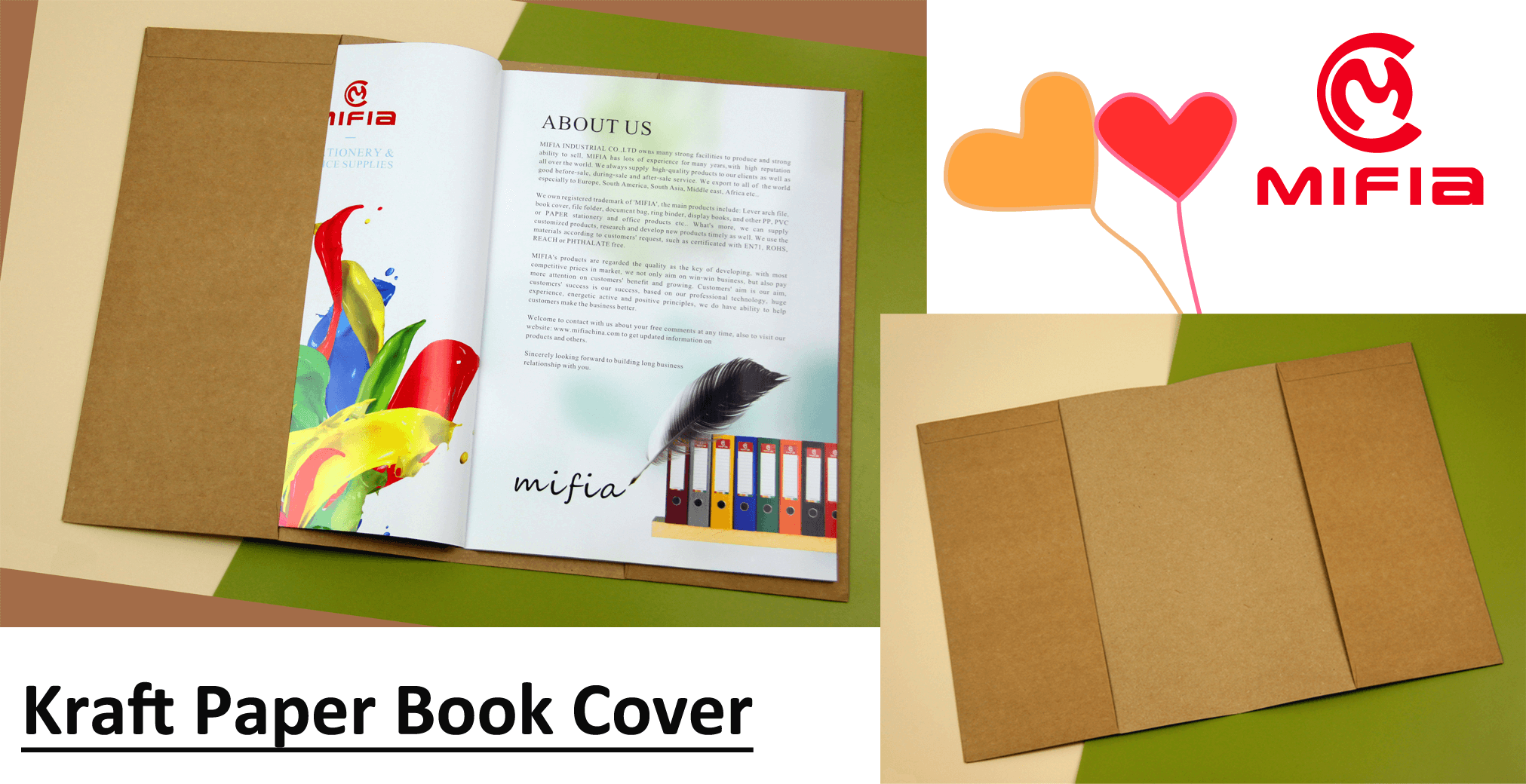 Kraft Paper Book Jacket-MFB-501-detail