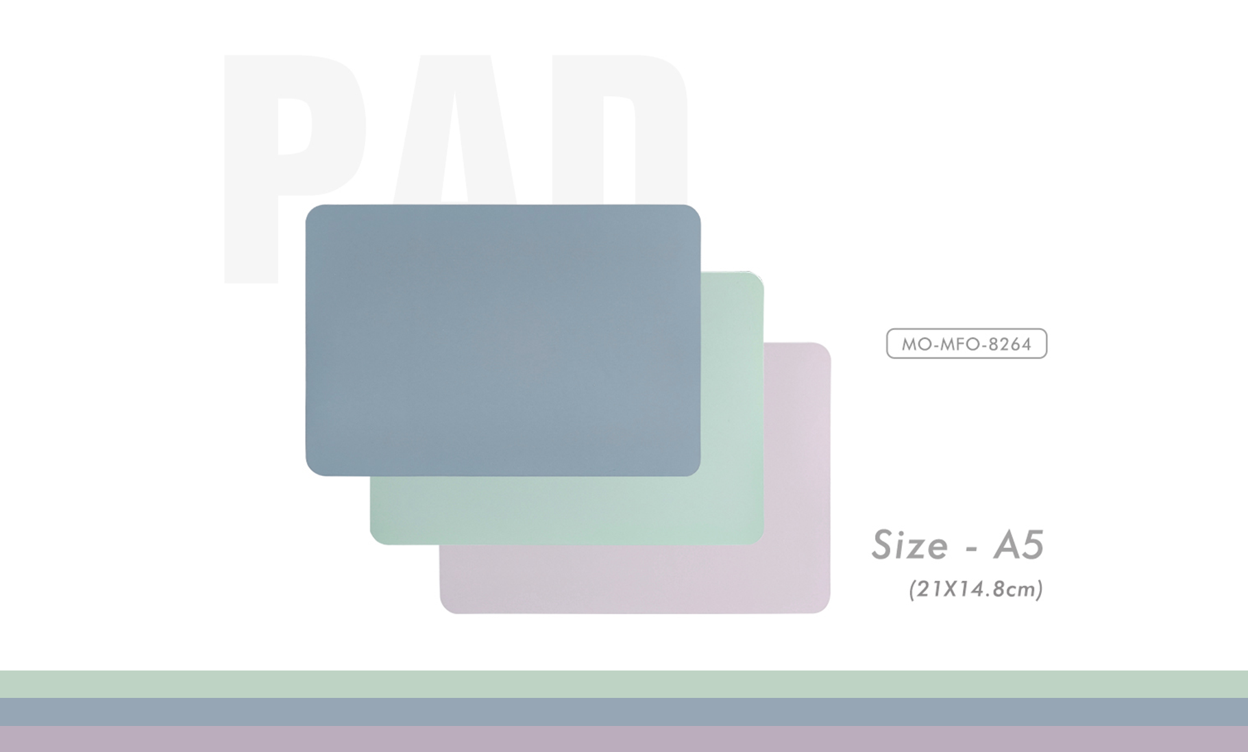 Soft Touch Plastic Desk Pad detail MO-MFO-8264 (1)