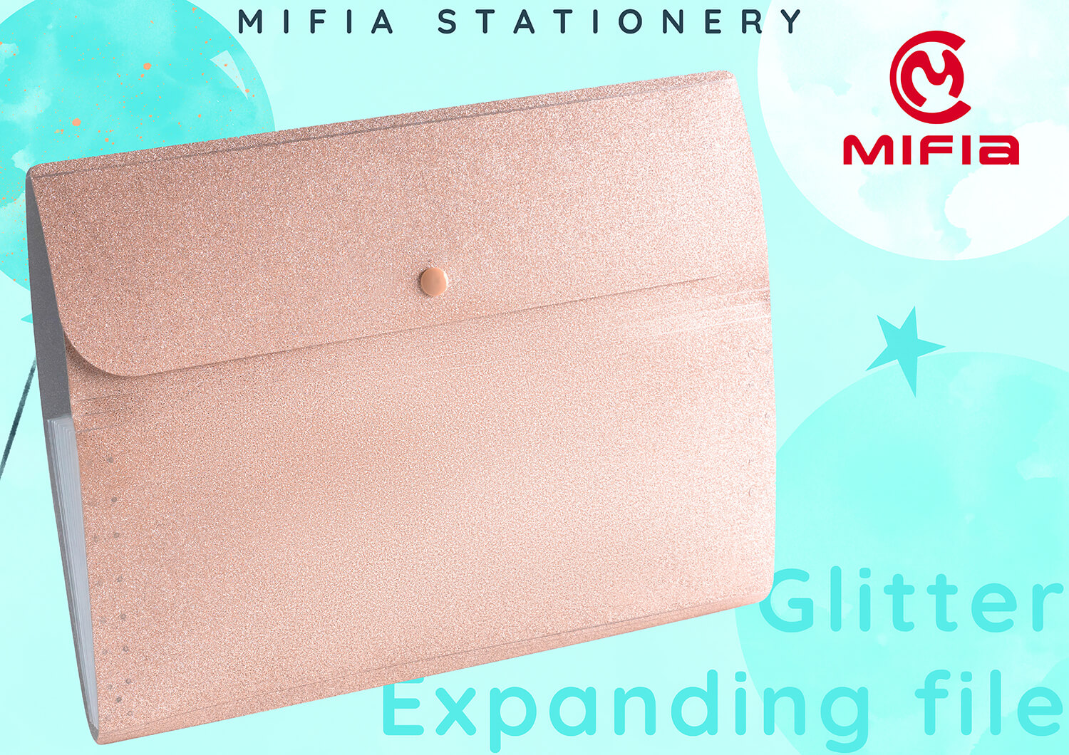 Glitter Expanding File Organizer  MFO-8261  (2) (1)