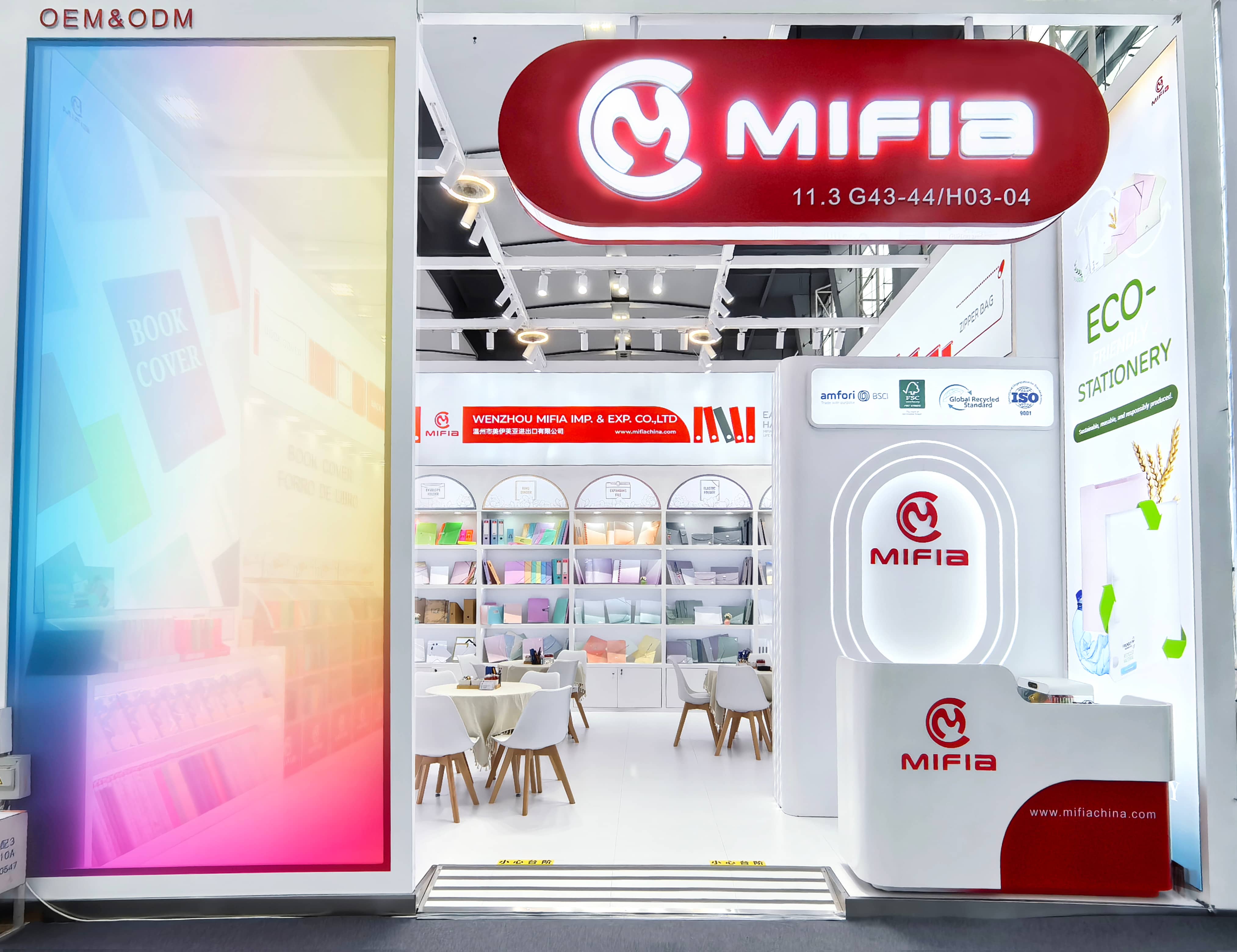 booth - mifia stationery