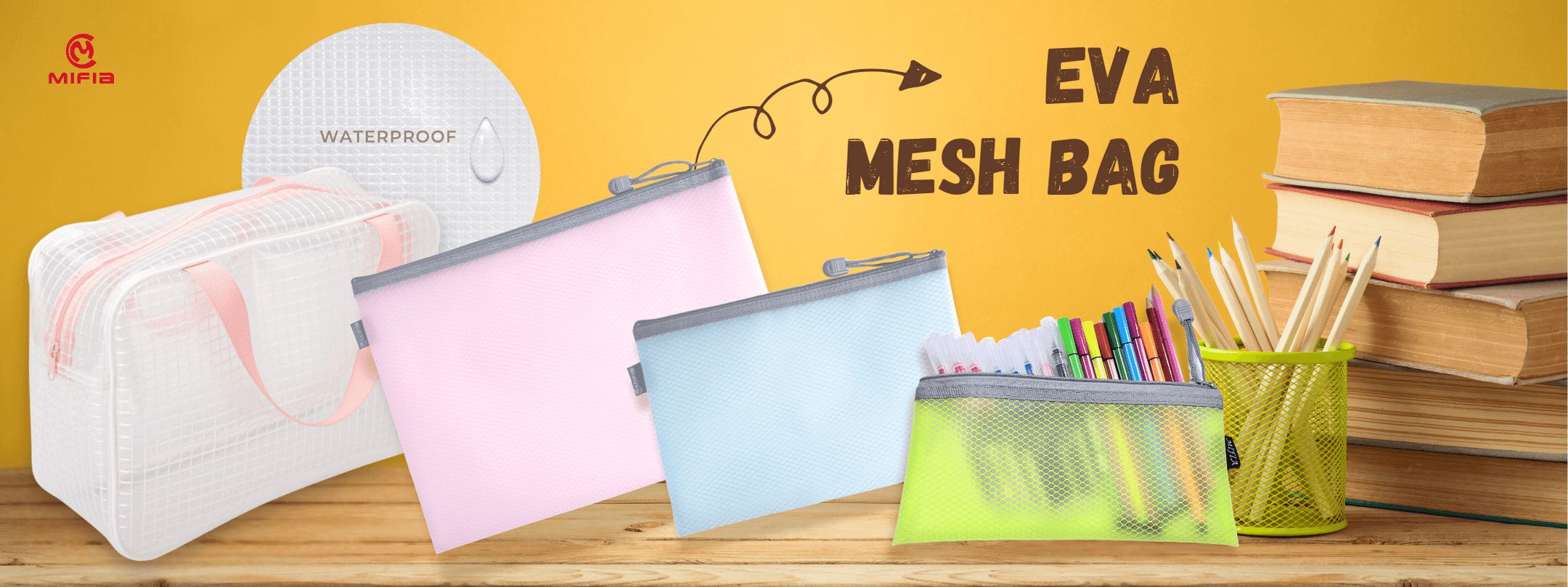 -EVA mesh BAG - by mifia stationery