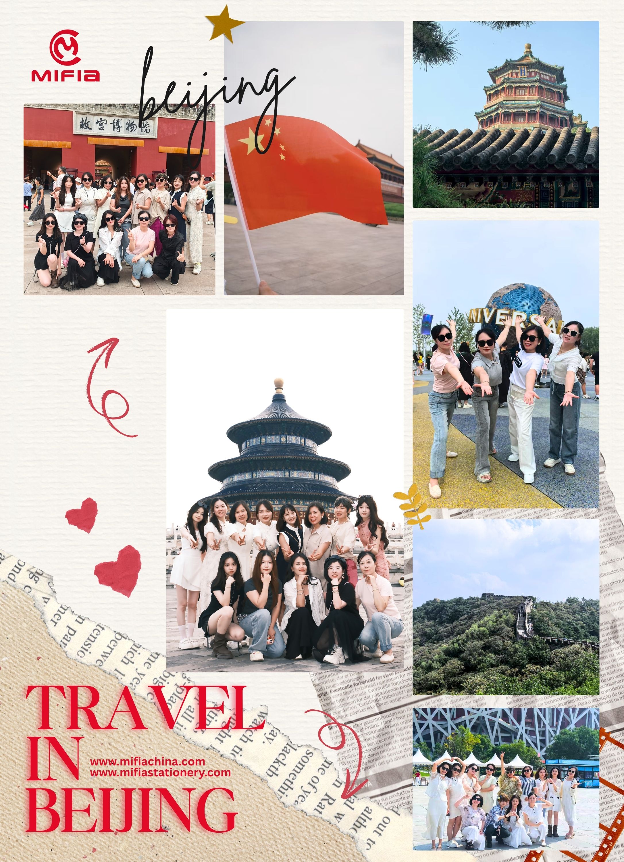 mifia team travel in beijing