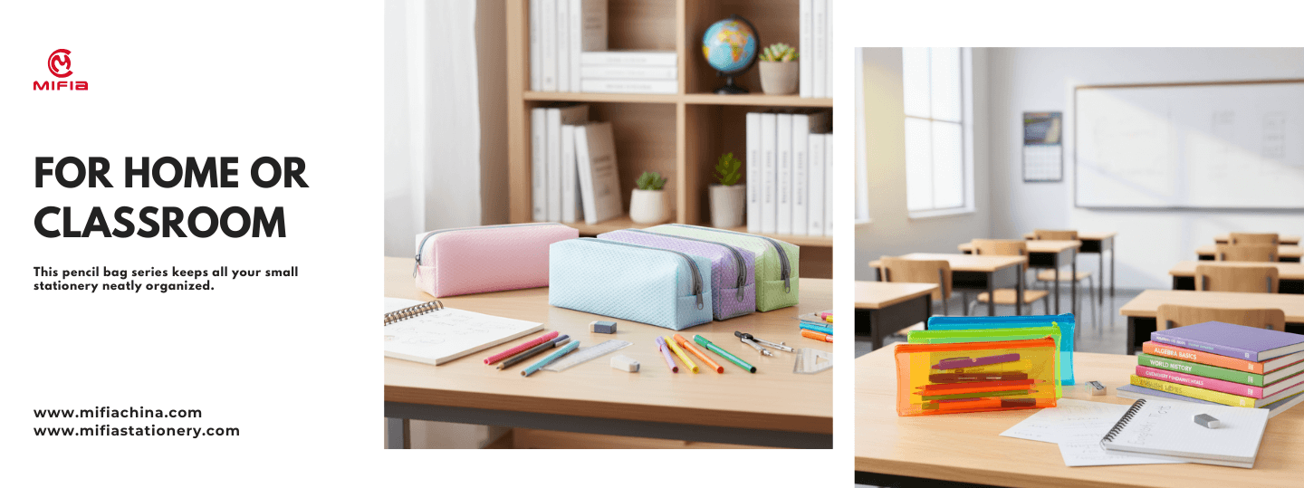 ZIPPER POUCH FOR HOME OR CLASSROOM USE