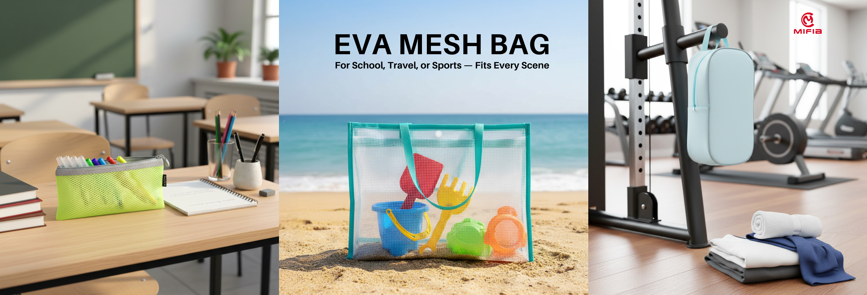EVA MESH BAG FITS EVERY SCENE