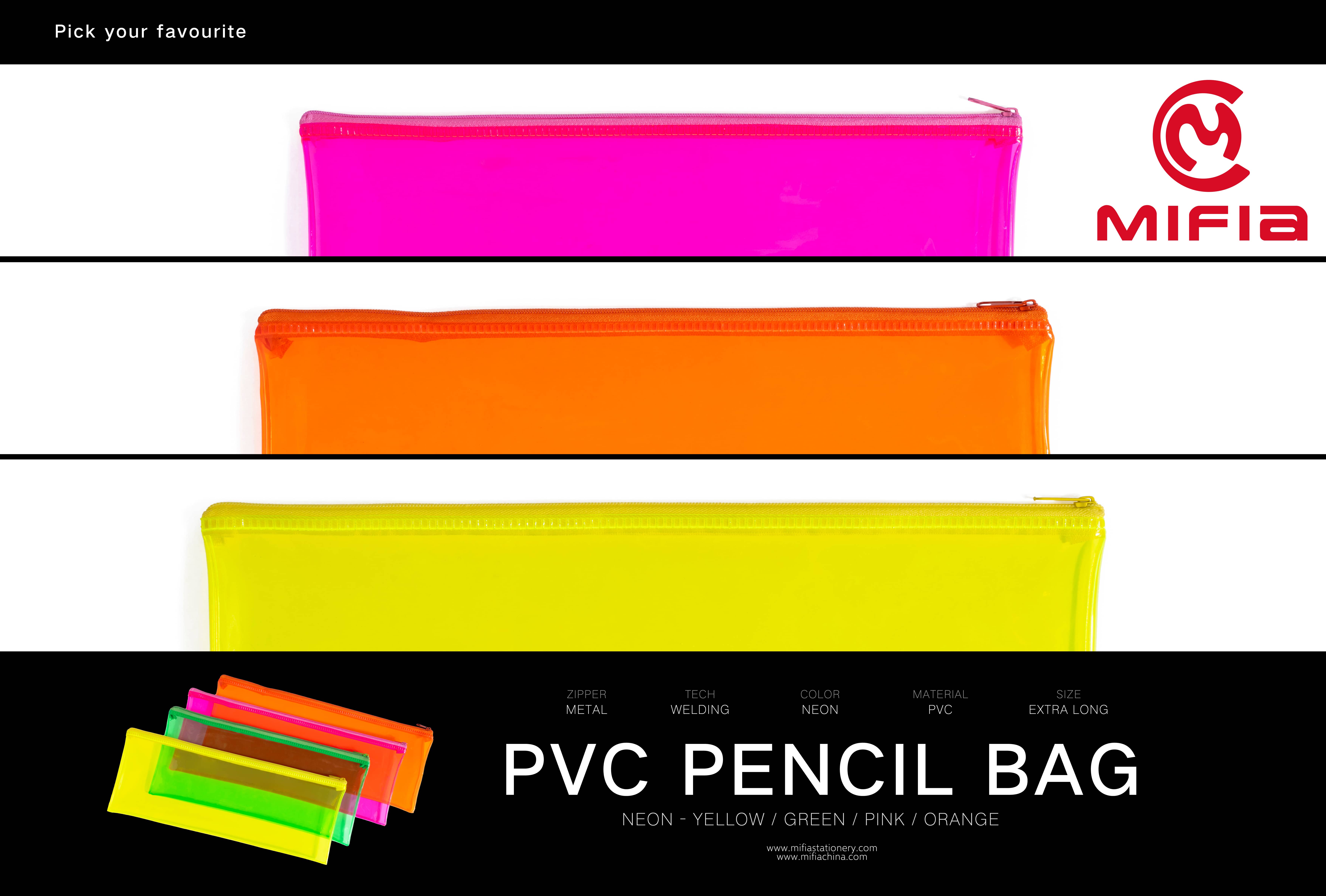 拉链袋-PVC-彩透-2021 PVC PENCIL BAG 拉链袋-PVC-彩透-2021 PVC PENCIL BAG